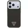 Capa MagSafe GUESS Kevlar Triangle Logo para iPhone 17 Pro Max / 18 Pro Max - castanho