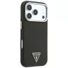 Capa MagSafe GUESS Kevlar Triangle Logo para iPhone 17 Pro Max / 18 Pro Max - castanho