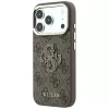 Capa Guess 4G & Big Resin Logo para iPhone 17 Pro Max / 18 Pro Max - castanho