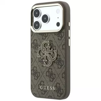 Capa Guess 4G & Big Resin Logo para iPhone 17 Pro Max / 18 Pro Max - castanho