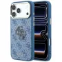 Capa Guess 4G & Big Resin Logo para iPhone 17 Pro / 18 Pro - azul-claro