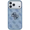 Capa Guess 4G & Big Resin Logo para iPhone 17 Pro / 18 Pro - azul-claro