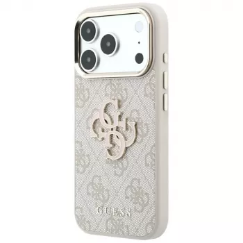 Capa Guess 4G & Big Resin Logo para iPhone 17 Pro Max / 18 Pro Max - rosa