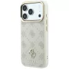 Capa MagSafe Guess Peony 4G Small Logo para Apple iPhone 17 Pro Max / 16 Pro Max – bege