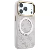 Capa Guess Ring Stand 360 4G Classic Logo MagSafe para iPhone 18 Pro Max / 17 Pro Max - rosa