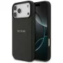 Capa Guess Grained Gold Ring MagSafe para Apple iPhone 18 Pro Max / 17 Pro Max, preto