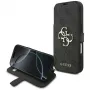 Capa Guess Book 4G Metal Logo para iPhone 18 Pro / 17 Pro - preto