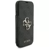 Capa Guess Book 4G Metal Logo para iPhone 18 Pro / 17 Pro - preto