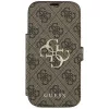 Capa Guess Book 4G Metal Logo para Apple iPhone 18 Pro / 17 Pro – castanho