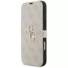 Capa tipo carteira GUESS Book 4G Metal Logo para iPhone 18 Pro Max / 17 Pro Max - rosa