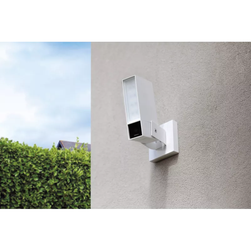 Câmara exterior inteligente Netatmo com sirene NOC-S-W-EC (branco)