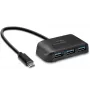 Speedlink Snappy Evo hub USB-C para USB 3.0 de 4 portas (SL-140202-BK)
