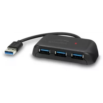 Hub USB 3.1 de 4 portas Speedlink Snappy Evo (SL-140109-BK)