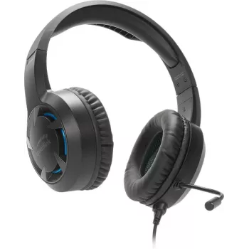 Headset gaming on-ear com fios SPEEDLINK SL-450305-BK com microfone com cancelamento de ruído, USB-A, drivers de 30mm, cabo de 1,8m, preto