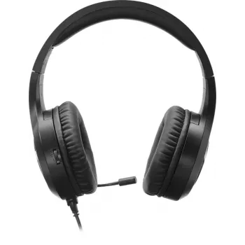 Headset gaming on-ear com fios SPEEDLINK SL-450305-BK com microfone com cancelamento de ruído, USB-A, drivers de 30mm, cabo de 1,8m, preto