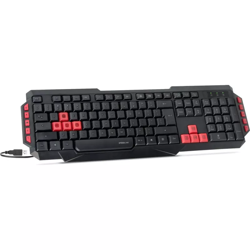 Speedlink Ludicium teclado gaming, disposição nórdica (SL-670009-BK-NC)