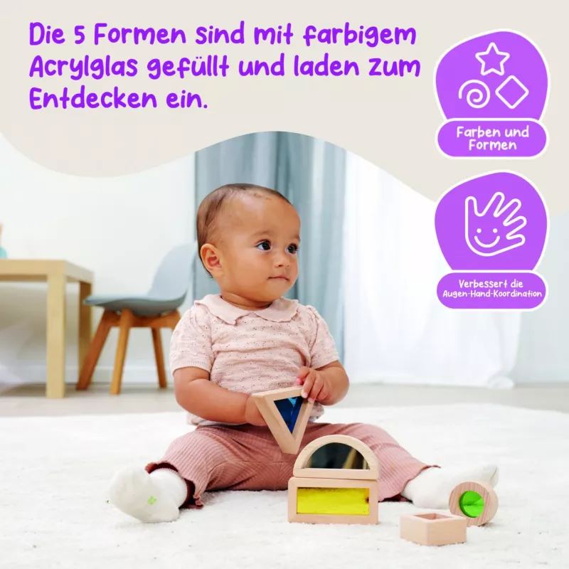 Eichhorn Montessori blocos de construção de janela