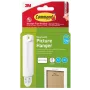 3M Command suporte para quadros com suspensão em dentes de serra, 1 gancho + 2 tiras, branco (7100336642)