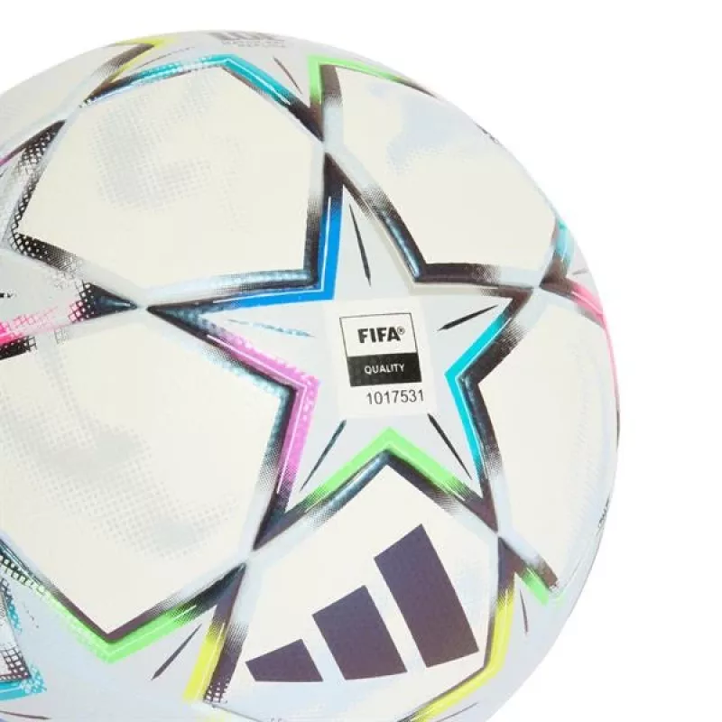 adidas UCL League 26/27 League Stage Box Bola de futebol tamanho 5 branco azul rosa verde KE9771