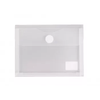 FolderSys pasta de documentos A6 com fole, transparente mate