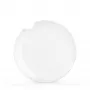 FIFTYEIGHT 2 prato de refeição com bordo mordido 28 cm branco