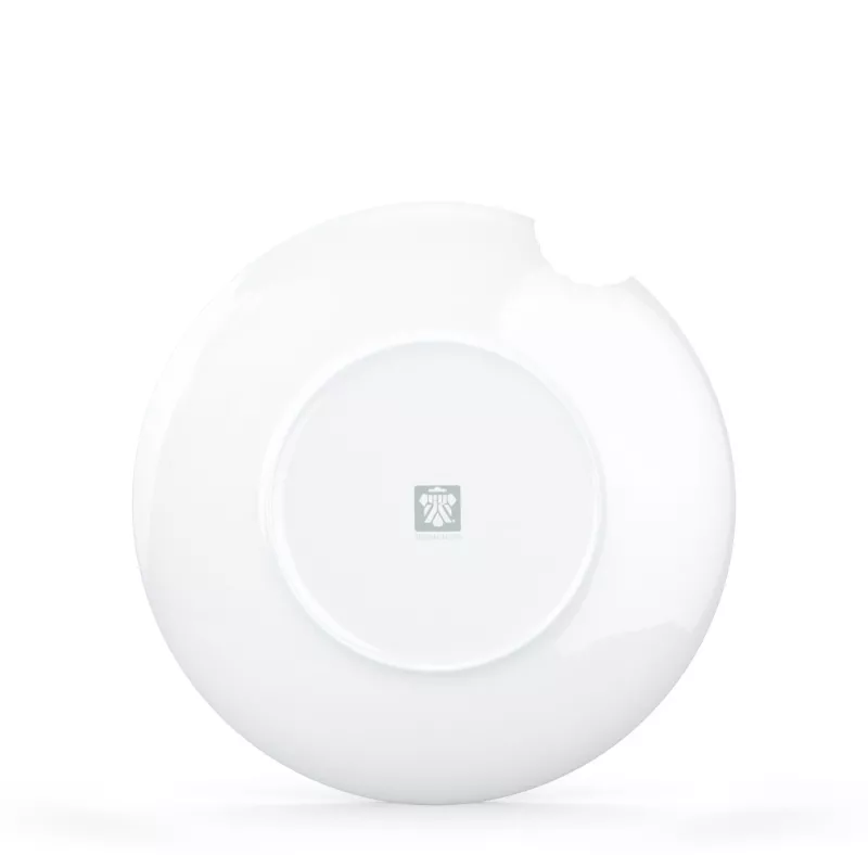FIFTYEIGHT 2 prato de refeição com bordo mordido 28 cm branco