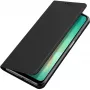 Nevox Vario Series capa com carteira para Samsung Galaxy A27 5G – capa carteira em pele PU preta com compartimentos para cartões, porta-notas e função de suporte