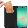 Nevox Vario Series capa com carteira para Samsung Galaxy A27 5G – capa carteira em pele PU preta com compartimentos para cartões, porta-notas e função de suporte