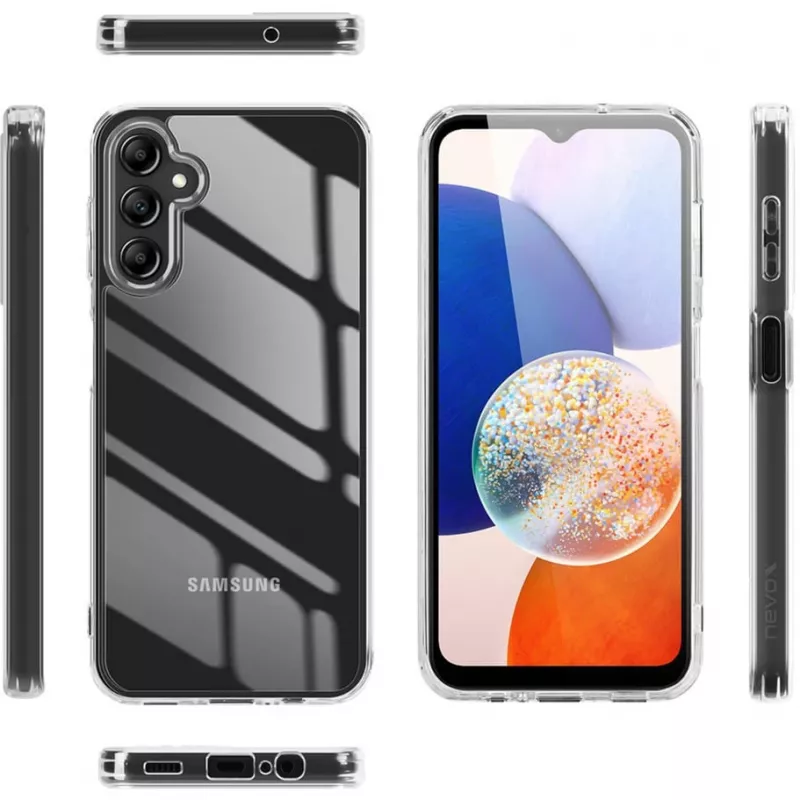 NEVOX StyleShell SHOCKFlex capa de proteção para Samsung Galaxy A27 5G, transparente