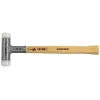 Halder SUPERCRAFT martelo H 30 com cabo amortecedor de vibrações, diâmetro da cabeça 30 mm, inserto de nylon especial branco, médio-duro, corpo em aço