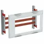 Conjunto de módulo de barramento coletor Striebel & John MBR202 60mm para sistemas de 3/4 polos, 690V AC, IP20, cinzento-claro