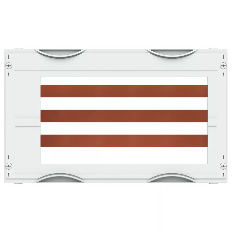 Conjunto de módulo de barramento coletor Striebel & John MBR202 60mm para sistemas de 3/4 polos, 690V AC, IP20, cinzento-claro