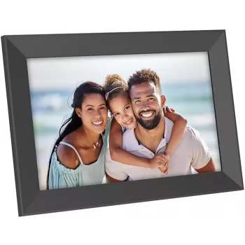 AgfaPhoto Realview APF1000 moldura digital para fotografias, 10 polegadas, preta (APF1000)
