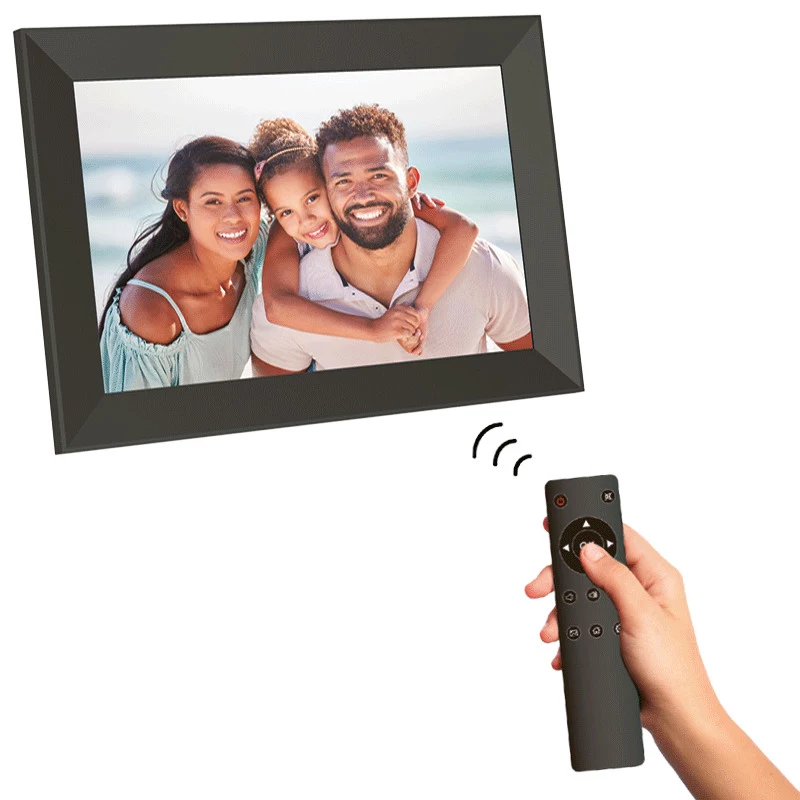 AgfaPhoto Realview APF1000 moldura digital para fotografias, 10 polegadas, preta (APF1000)