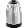 Techwood TBI-018 chaleira elétrica em aço inoxidável 1,8 L, prateada (TBI-018)