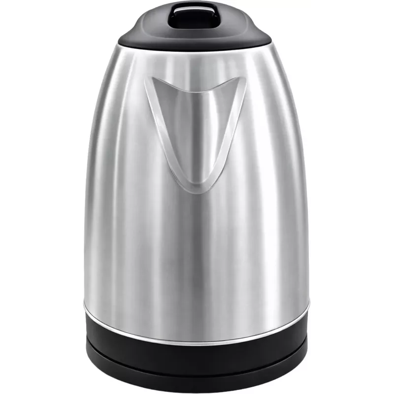Techwood TBI-018 chaleira elétrica em aço inoxidável 1,8 L, prateada (TBI-018)