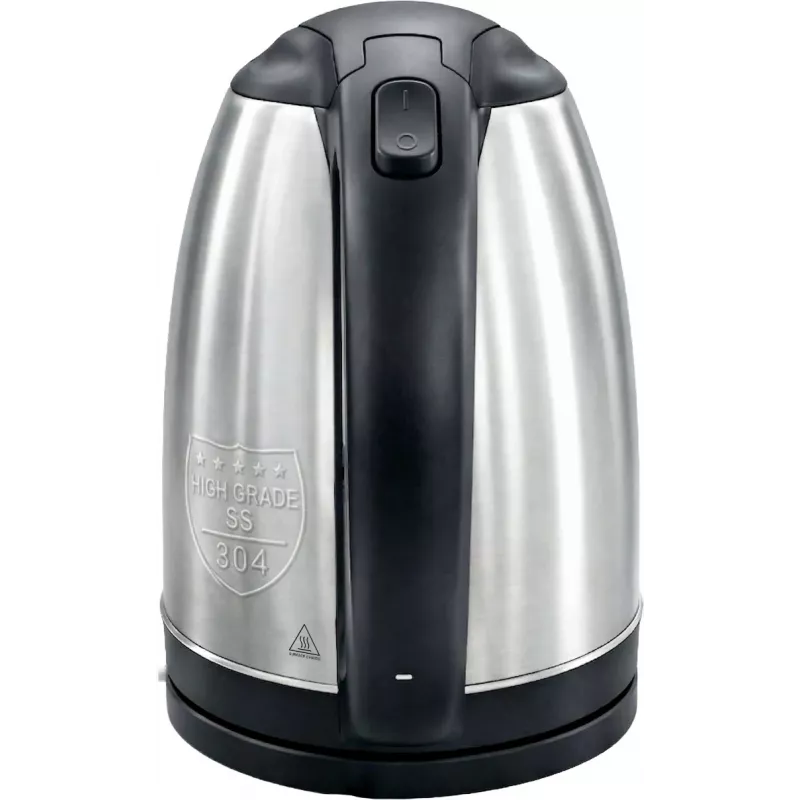 Techwood TBI-018 chaleira elétrica em aço inoxidável 1,8 L, prateada (TBI-018)