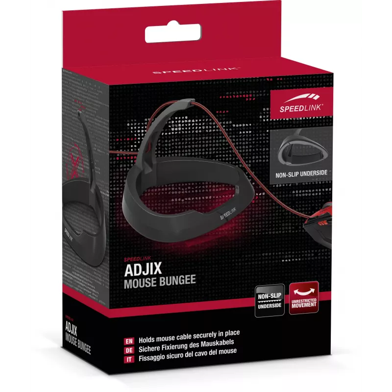 Speedlink Adjix Mouse Bungee suporte para cabo de rato (SL-680200-BK)