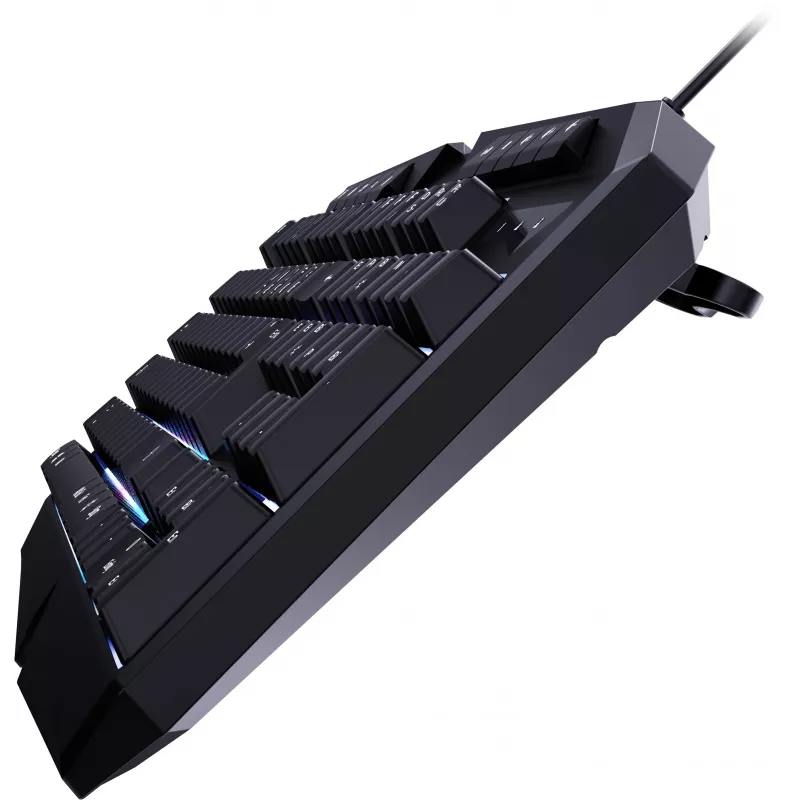 Speedlink Ludicium RGB Rainbow teclado, disposição US (SL-670004-BK-US)