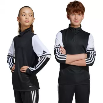 Top de treino adidas Squadra 25 para criança 116 cm preto JE2749