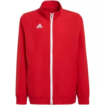 Casaco de apresentação adidas Entrada 22 vermelho H57540 (152 cm) – casaco de futebol juvenil