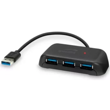 Speedlink Snappy Evo Hub USB 3.0 de 4 portas (SL-140106-BK)