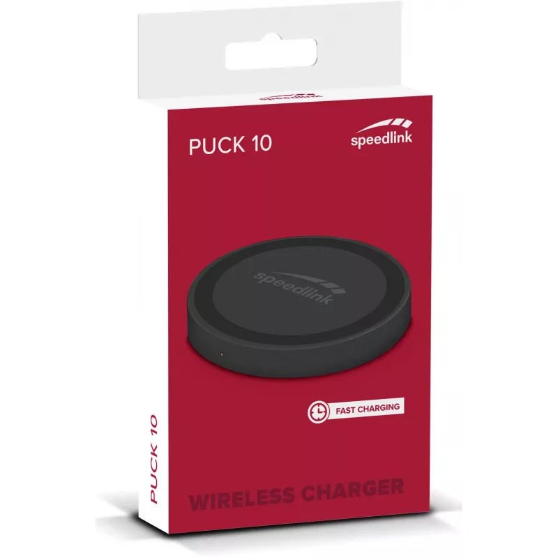 Speedlink Puck 10 carregador sem fios rápido, preto (SL-690403-BK)