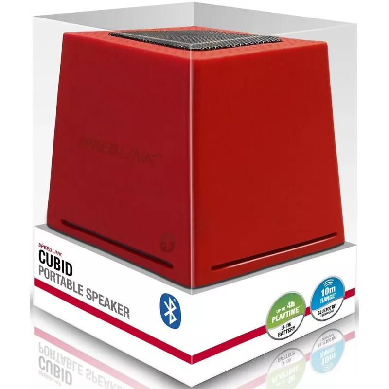 Speedlink Cubid BT coluna, vermelha (SL-8904-RD)
