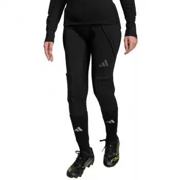 Calças de compressão acolchoadas adidas Baselayer compridas criança guarda-redes preto JZ9225 140cm