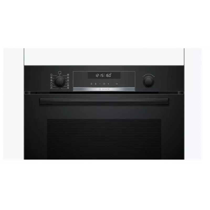 BOSCH Serie 6 Forno de encastrar com AirFry, 71L, autolimpeza por pirólise, preto (HBG578EB3)