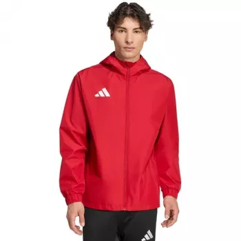 Casaco adidas Entrada 26 All Weather para homem vermelho JZ9100 tamanho S