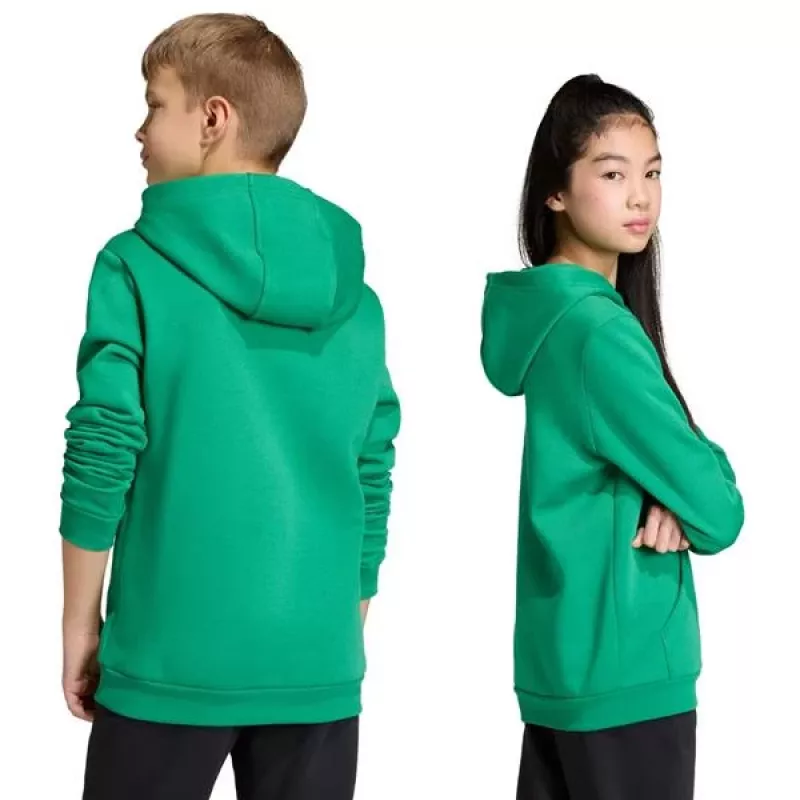 Sweatshirt com capuz adidas Entrada 26 para criança - verde - tamanho 164cm (jovem XL) JZ6563