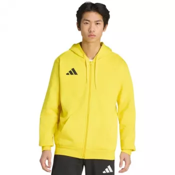 Sweatshirt com capuz com fecho completo adidas Entrada 26 para homem amarelo sweatshirt de treino KF8964 tamanho L