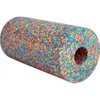 Rolo de fascias BLACKROLL Rainbow 30 cm – rolo de espuma padrão para relaxamento miofascial, multicolor
